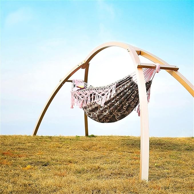 Portable Hammock Portable Outdoor Hammock 2 Person Canvas Hammock Large Ethnic Macrame Fringe Hanging Chair for Backpacking Beach