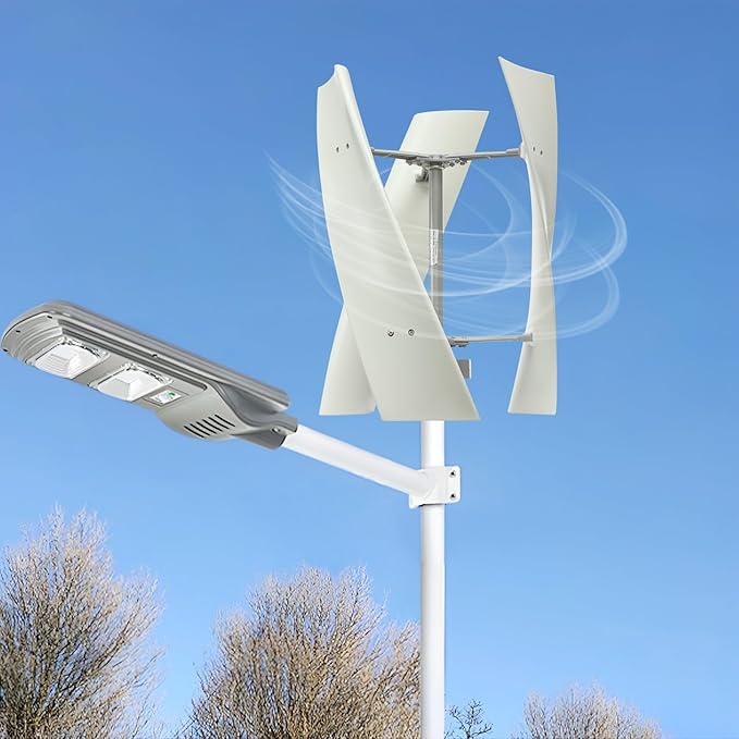 24V Turbine Generator 100W 3 Blades Permanent Magnet Levitation Wind Power Turbine Generator Kit with Controller Vertical Axis Generators for Terrace Motor Home Chalet