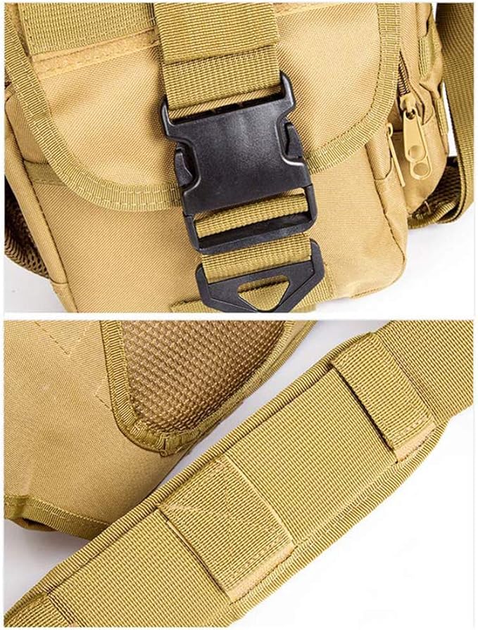 Sunnystacticalgear Outdoor Sports Hiking Sling Bag Shoulder Gear Pack Chest Range Bag Molle Camouflage Tactical Versipack - Green