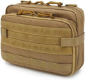 Tactical Molle Tool Bag Practical Accessories Storage Handbag Outdoor Hunting Camping Survival Tool Bag(TAN)