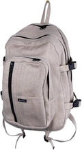 Hemptique 100% Hemp Deluxe Trekker Backpack - Natural