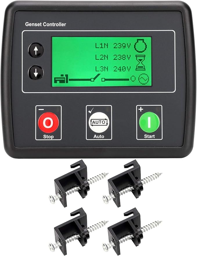 DSE4520 AMF Control Module Automatic Transfer Switch with LCD Display Generator Auto Start Controller Mains Failure Detection Self Starting Kit