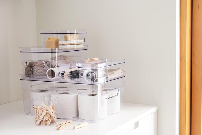 SmartStore - Compact Clear Storage Box L Lid - Transparent