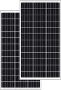 2-Pack ExpertPower 100 Watt 12 Volt Monocrystalline Solar Panel Compact Design 35.43 x 22.83 x 1.18 in High Efficiency Module PV Power for Battery Charging Boat Caravan RV Off Grid Applications