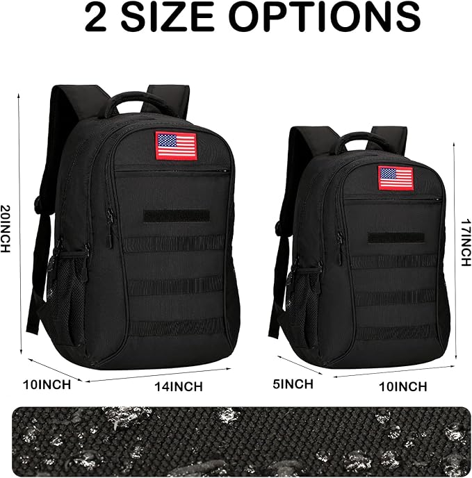 outdoor plus Camo BackpackMilitary Boys Backpacks for School30L Army Bookbag with USB Charging Port Waterproof