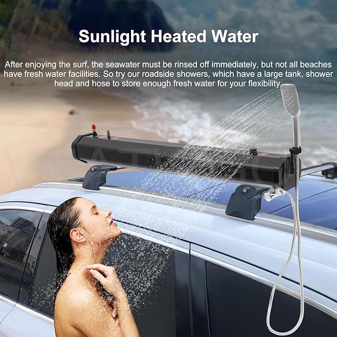 18L/20L/30L Pressurized Water Tank Road Shower for Outdoor Camping Car Use18L