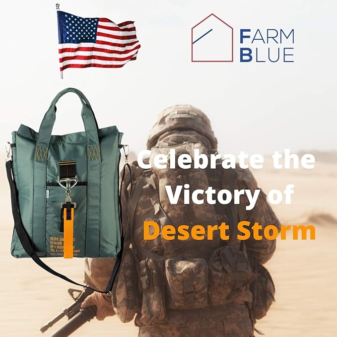 Farm Blue Tactical Flight Bag – Aviators Parachute Pilot Helmet Bag - Military Style