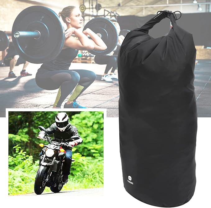 Waterproof Dry Bag 70D Nylon Lightweight Sealed Waterproof Duffel Bag with Shoulder Strap for Travel Swimming Boating Kayaking Camping and Beach