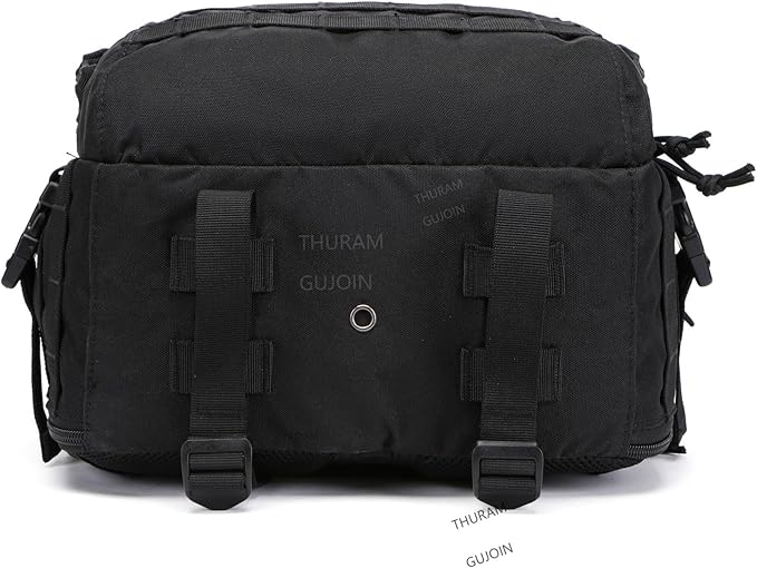 38L Nylon Waterproof Trekking Fishing Hunting Bag Backpack Outdoor Military Rucksacks Tactical Sports Camping Hiking (Black)