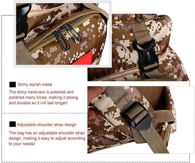 VIDECOR Sling Bag for Men Tactical Sling Backpack Large Shoulder Crossbody Bags Heavy Duty Water Resistant DaypackB