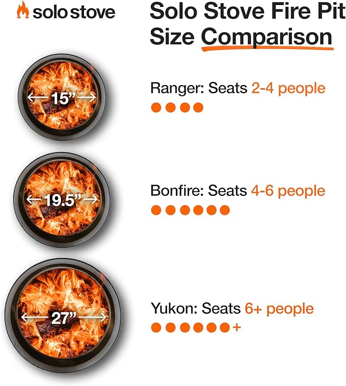 Solo Stove Yukon Amazon Exclusive Bundle | Smokeless Fire Pit with Stand Lid &amp Shelter | Wood Burning Stainless Steel Campfire Pit with Ash Pan | Ideal for 6+ People | 27in Dia 19in H 59lbs