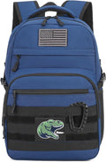 Kids Tactical Backpack Army Molle Bookbag Military Boys Backpack for School Outdoor Camping (Includes 2 Patches+1Carabiner) Blue