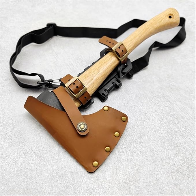 Portable Accessories with Hatchet Cover Axe Leather PU Sheath Bushcraft Camping Tools for Outdoor Camping Blade Protection