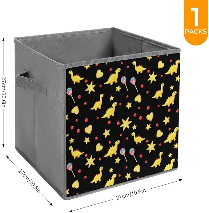 Clever Cube Storage Bins Chicken Nuggets Practical Organizer for Small Spaces Fashionable Storage Solution