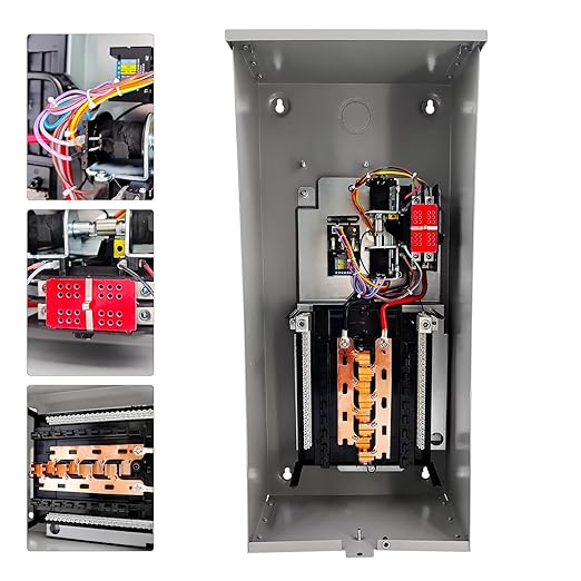 100 Amp Automatic Transfer Switch Replacement for Generac RXG16EZA3 for Indoor and Outdoor Use 16-Circuit NEMA 3R Aluminum Enclosure with Integrated Load Center for Essential Circuit Backup
