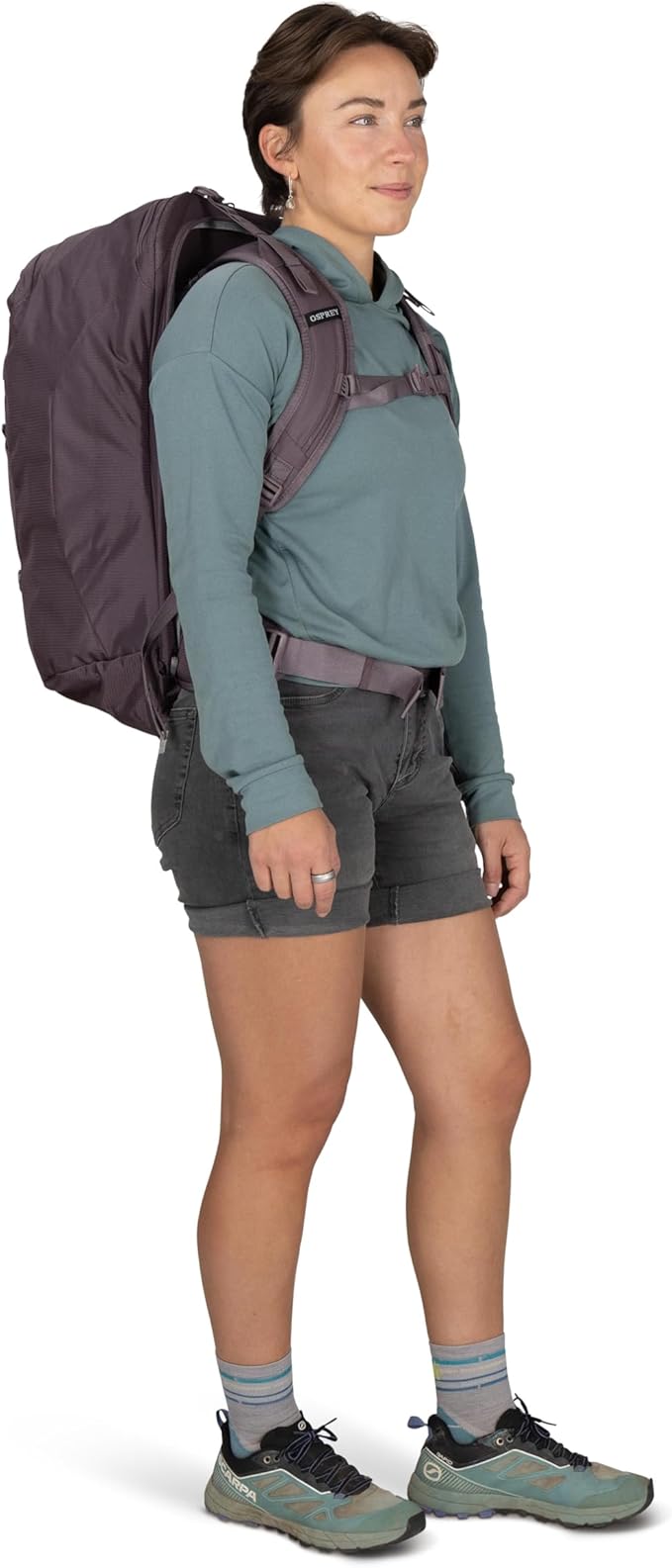 Osprey Fairview 40L Women's Travel Backpack - Carry On Bag with Laptop Sleeve and Toiletry Pocket Black