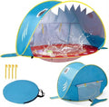 Baby Beach Tent - Shark Pop Up Beach Tent Sun Shade for Beach Portable Shade Pool UV Protection Sun Shelter for Outdoor Travel Camping