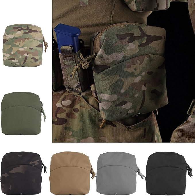 MOMOJIA Sundries Bag Light Weight Small Utility Pouches Tactically Belt Bag Outdoor Hunting Grocery Pouches