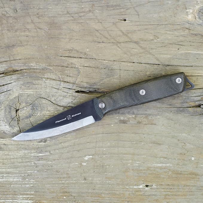 FLEXCUT Hawthorne Knife Collection Explorer - OD Green Micarta (FTKFB1C)