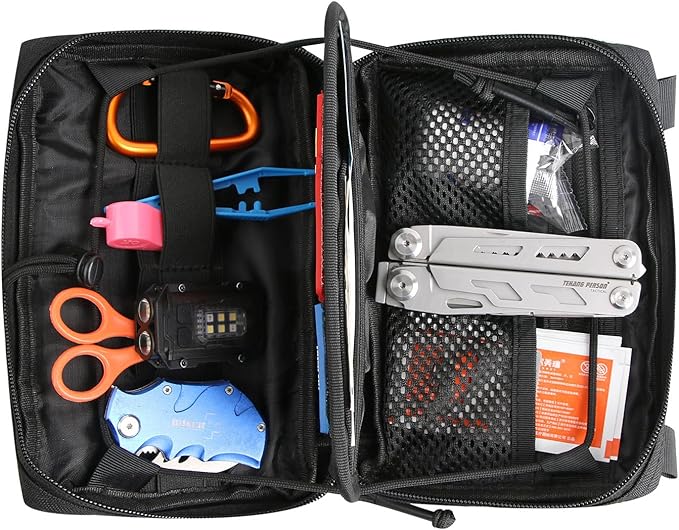 Outdoor Tactical Miscellaneous Hanging Bag EEC Tool Organizer Molle Nylon Bag Waterproof Multi-Function Expansion Bag