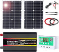 Complete 10000W Solar Panel Kit with Pure Sine Wave Inverter &amp 50A Charge Controller for Marine RV(50W)