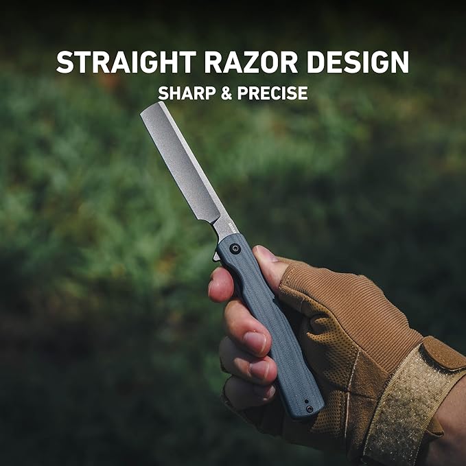 ARTISANCUTLERY Orthodox V2 Folding Knife 3.54 AR-RPM9 Steel Blade G10 Handle Pocket Knife for Men Women Camping Hiking 1883P Blue(New Version)