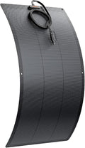 Jackery SolarSaga 100W Light Solar Panel 25% Conversion Efficiency Bifacial Panels At 4.52 lbs IP68 Waterproof and 221° Bendable for Balconies Rooftops RVs Off-Grid Solar Panel Kits PV Charging