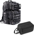 QT&ampQY 45L Tactical backpack &amp Tactical Toiletry Bag