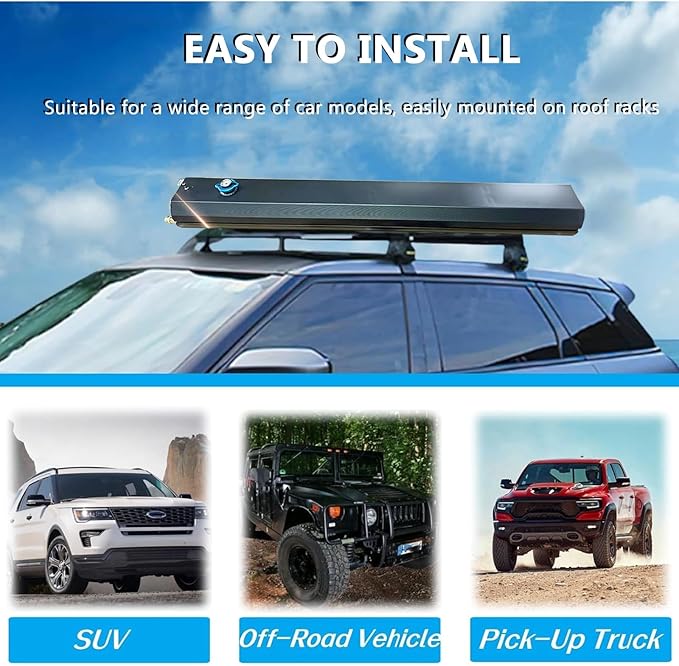 Portable Pressurized Water Tank 6.8Gallon Aluminum Camp Shower with Spray Hose Roof Rack Shower for Hiking Car Wash Beach Vacations