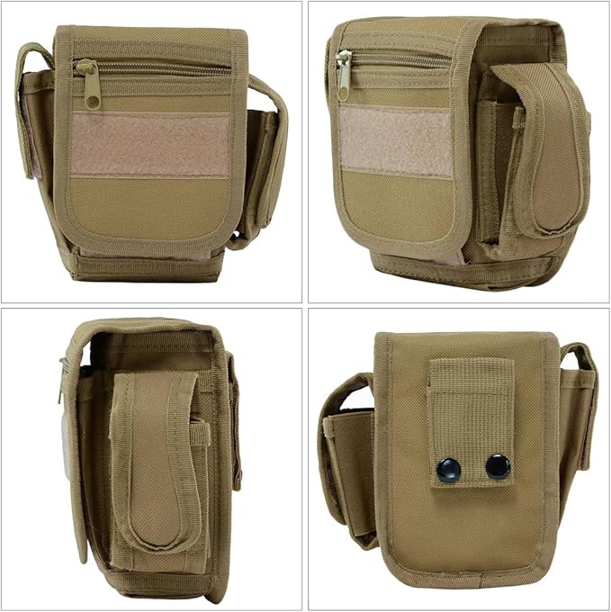 Multipurpose Tactical Waist Belt Bag Compact EDC Tool Pouch Bag Mini Utility Pouch Gadget Pocket