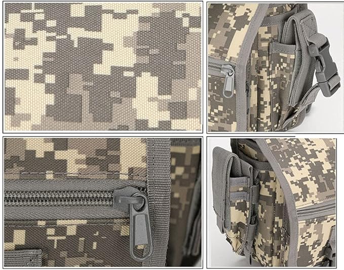 Outdoor Sports Hiking Versipack Camouflage Bag Tactical Leg Pack - Tan