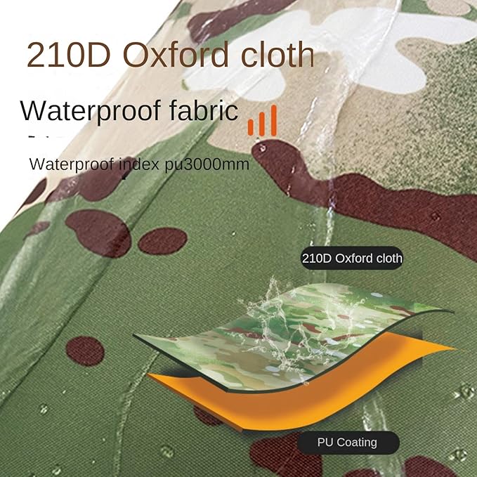 Camouflage Waterproof Dry Bag Portable Waterproof Bag Waterproof Storage Bag Rafting Bag Floating Dry Backpack for Kayaking Rafting Boating Swimming Fishing Hiking (10L)