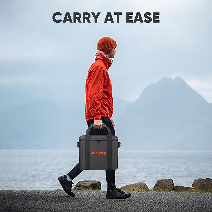 Jackery Carrying Case Bag (M Size) for Explorer 880/1000/1000 v2/1000 Plus/2000 v2 Portable Power Station - Black (Power Station Not Included)