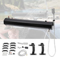 Roof Rack Mount Road Shower 18L/20L/30L Portable Camping Solar Shower Pressurized Water Tank w/Shower Head and 5.58ft Hose Outdoor Activities Water Supply for SUVs Sedans RVs Trucks(20L/5.28Gal)