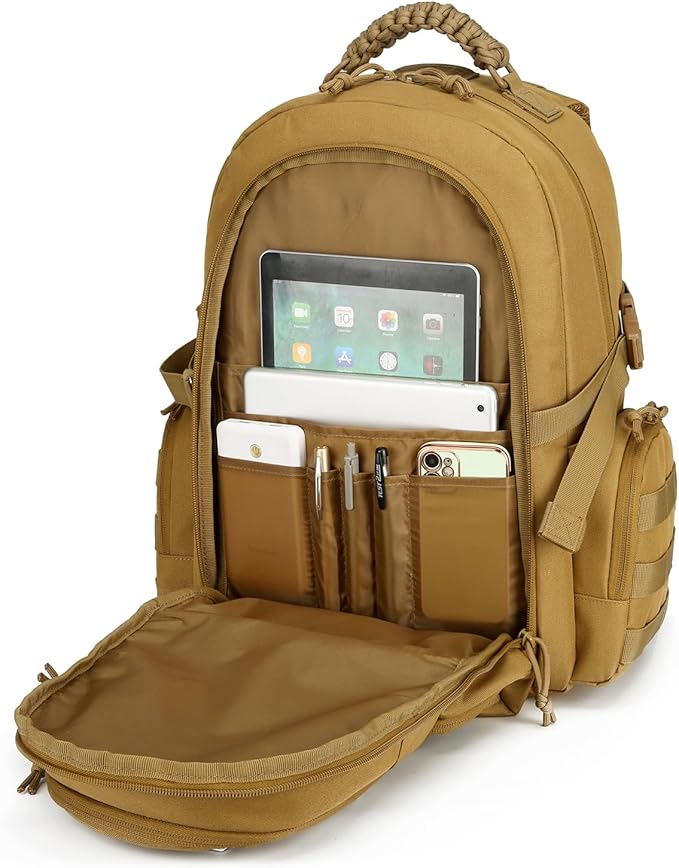 30L Military Tactical Backpack for Men 3 day Assault Pack Molle Backpack Tactical Hiking Rucksack