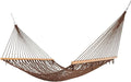 Castaway Living 13 ft. Double Traditional Hand Woven Antique Brown Polyester Rope Hammock – 2-Person 450 lb Capacity Free Extension Chains &amp Tree Hooks Designed in The USA