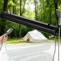 Portable Roof Rack Shower with Pressurized Water Tank Adjustable Shower Head and Hose for Off-Road Camping SUV Truck RV Overlanding and Outdoor Adventures 18L (4.8 gal)