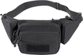 CCW Tactical Fanny Pack for Concealed Carry 500D Nylon Low Profile EDC Waist Bag with Pistol Holster &amp YKK Zippers Everyday Carry Hip Pack