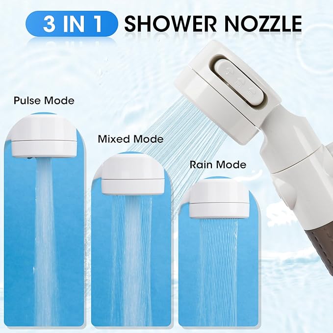 Portable Camping Shower Outdoor Shower Kit Hose Spray Gun &amp Folding Bucket Rechargeable Battery Powered Portable Shower for Camping Hiking BeachRVPet Cleaning &amp Road Trips