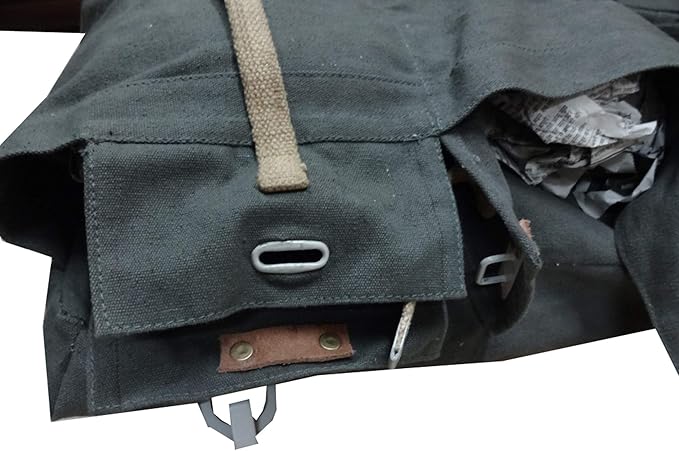 German WWII Engineer Assault Pack - Backpack with Pioneer Pouches - Gray - Reproduction