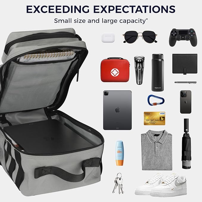 9L Mini Tactical Backpack for Men WomenSmall Military Tactical Backpack for SportGymHikingTravelCamping (Gray)