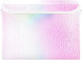 Holographic Gradient Rainbow Storage Bins with Lids Collapsible Box Organizer Shoe Box Storage for Dorm Room Office