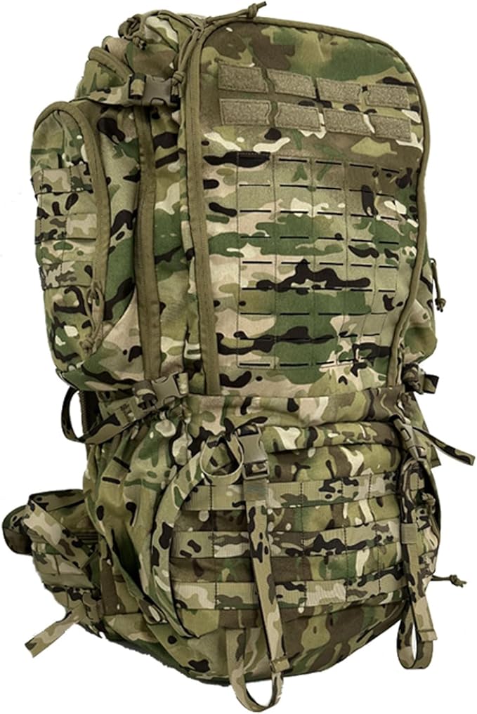 55L Tactical Backpack Large Military Backpack Versatile Assault Bag Assault Pack Molle Bag for Camping Hiking Backpacking Hunting
