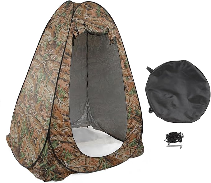 Shower Tent Portable Shower with Light Weight Polyester Camping Shower Tent for Camping Hiking