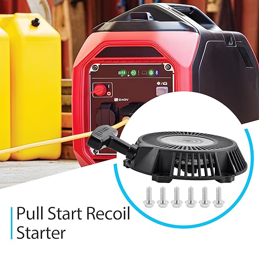 Pull Start Recoil Starter Compatible with Hond-a EU2000i Inverter Generator Replaces 28400-Z07-004
