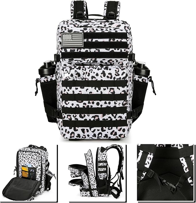 Military 45L Tactical Assault Backpack 3 day assault pack with Molle Waterproof backpack Rucksack for Tactical Backpacks