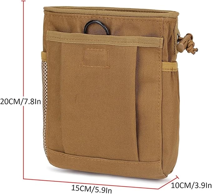 3-5L Outdoor Molle Nylon Dump Drop Pouch Camo Recycle Waist Pack Bags Utility Belt Ammo Pouch Hiking Hunting Accessories Bag
