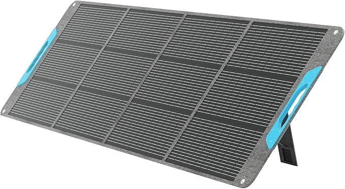 Renogy 200W Portable Solar Panel 25% High Efficiency N-Type Foldable Solar Charger for Power Station with Adjustable Kickstand USB-A Type-C Output for Camping RV SUV Off-Grid Outdoor Hurricane