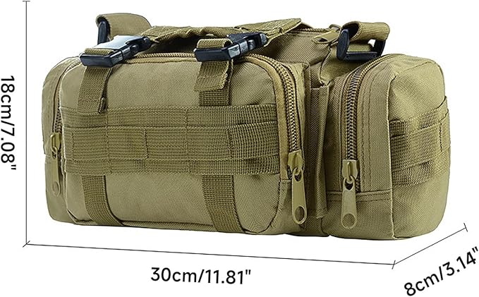 Large Capacity Camping Bag Waterproof Multifunctional Lure Waist Pack Outdoor Shoulder Bag Fishing Tackle Bags Lure Bag