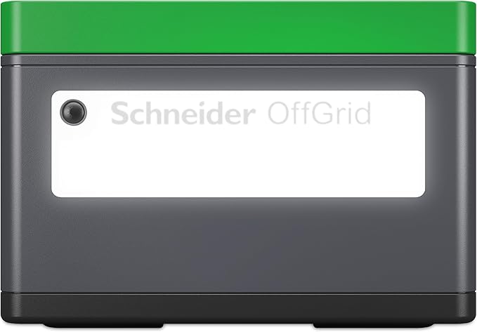 Schneider OffGrid 332Wh Portable Power Station PPS330 Portable Solar Generator with Wireless Charging Pad for Camping or Home